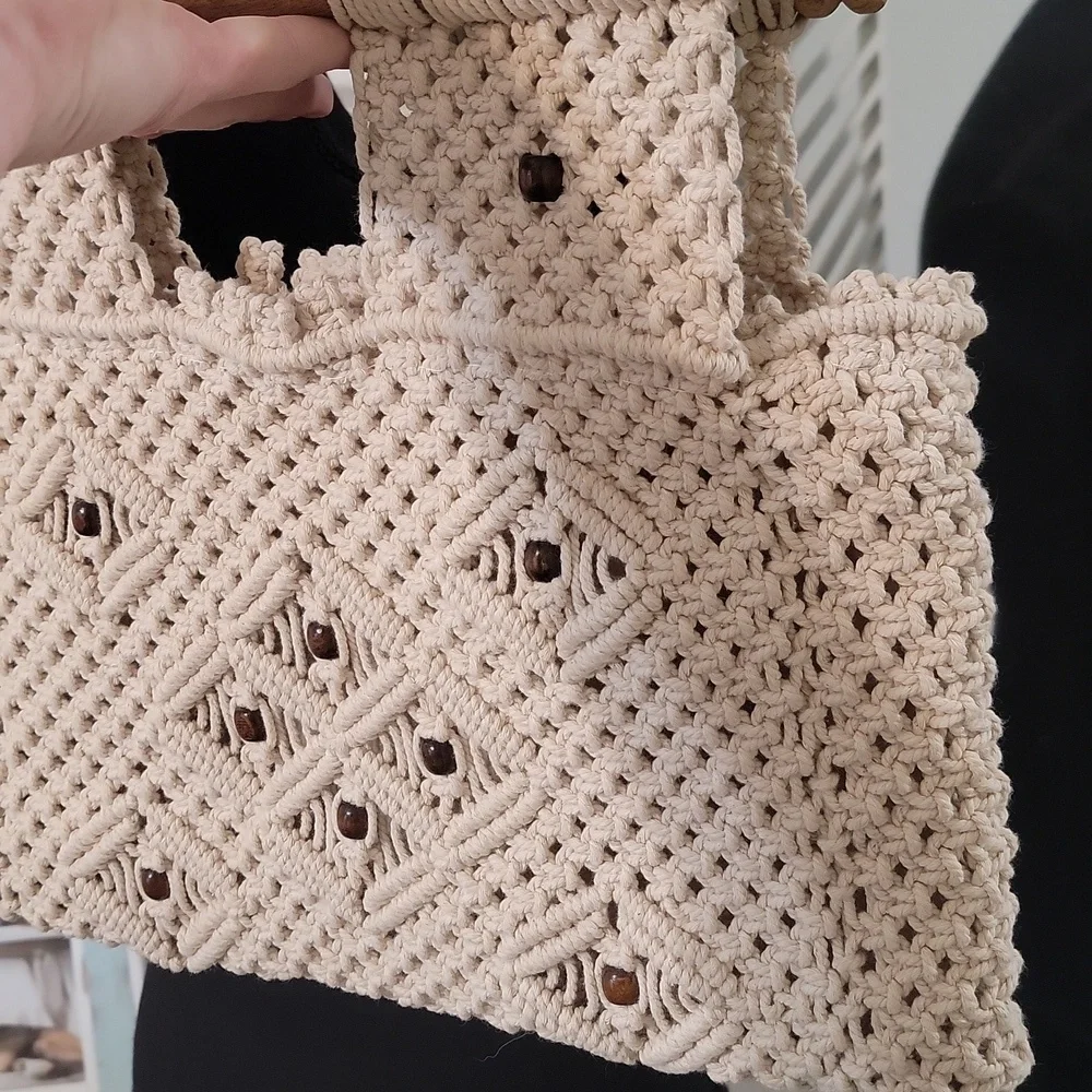 🆕️ Virginia Wolf Sadie Macrame Bag - Picture 5 of 10